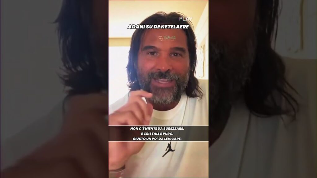 Quando ADANI elogiò CHARLES DE KETELAERE #calcio #shorts