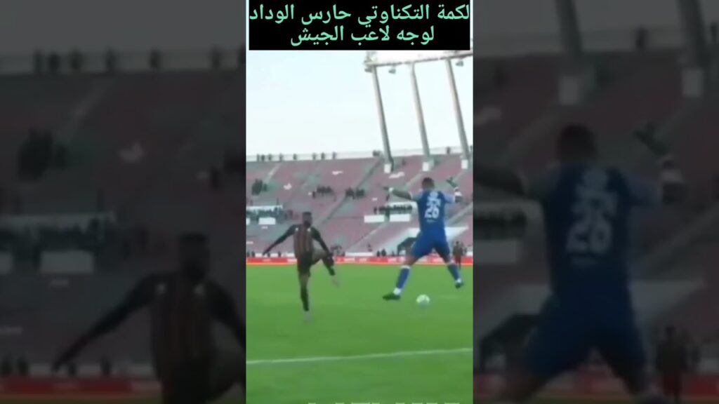 التكناوتي حارس الوداد والمنتخب المغربي في لقطة غريبة