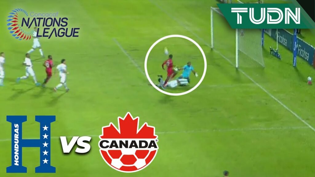 ¡SON UN MURO! impecable la defensa | Honduras 1-0 Canadá | Nations League 2022 | TUDN
