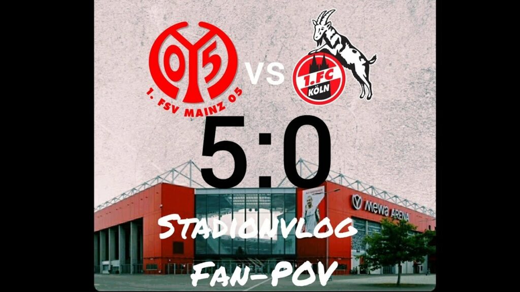 Schlachtfest! Mainz05 vs 1. Fc Köln I 5:0I Stadionvlog #fan-pov #mainz05 vs #fcköln #pov #heimsieg