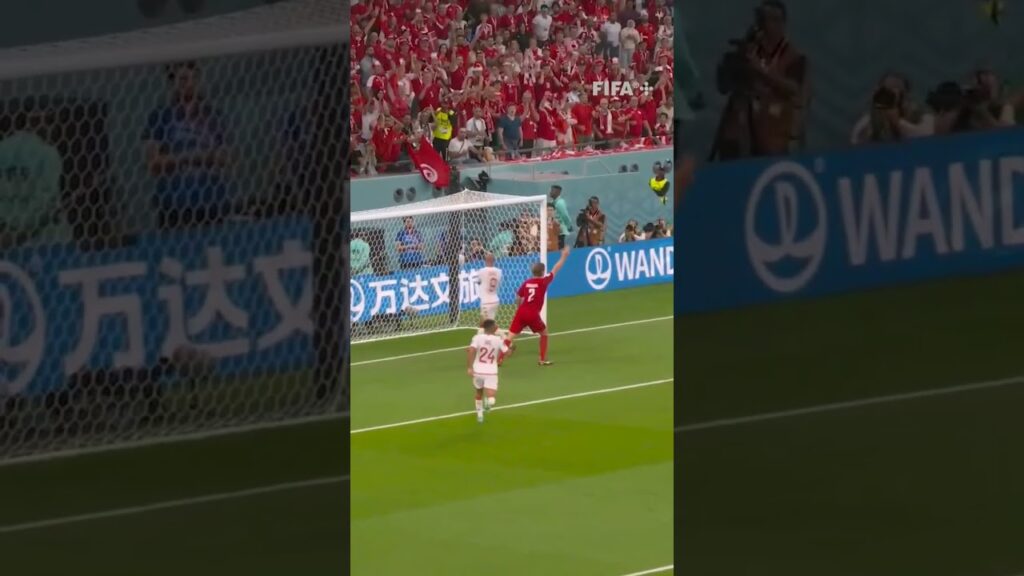 "Like father, like son! Kasper Schmeichel makes superb save vs Tunisia! | #ShortsFIFAWorldCup