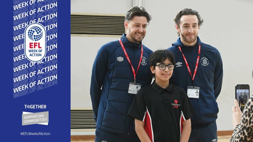 EFL WEEK OF ACTION | Tom Lockyer and Harry Cornick visit The Vale Academy! 🙌