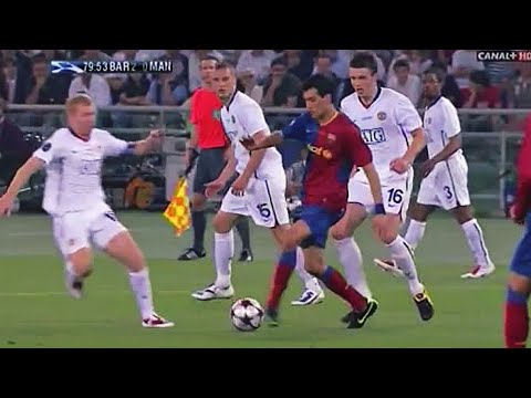 Sergio Busquets vs Manchester United | Champions League final 2009