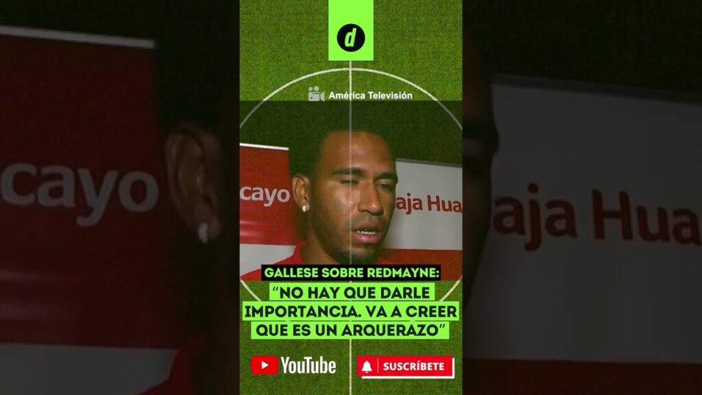 GALLESE PIDE no HABLAR de REDMAYNE: "VA A CREER QUE ES UN ARQUERAZO" | #shorts