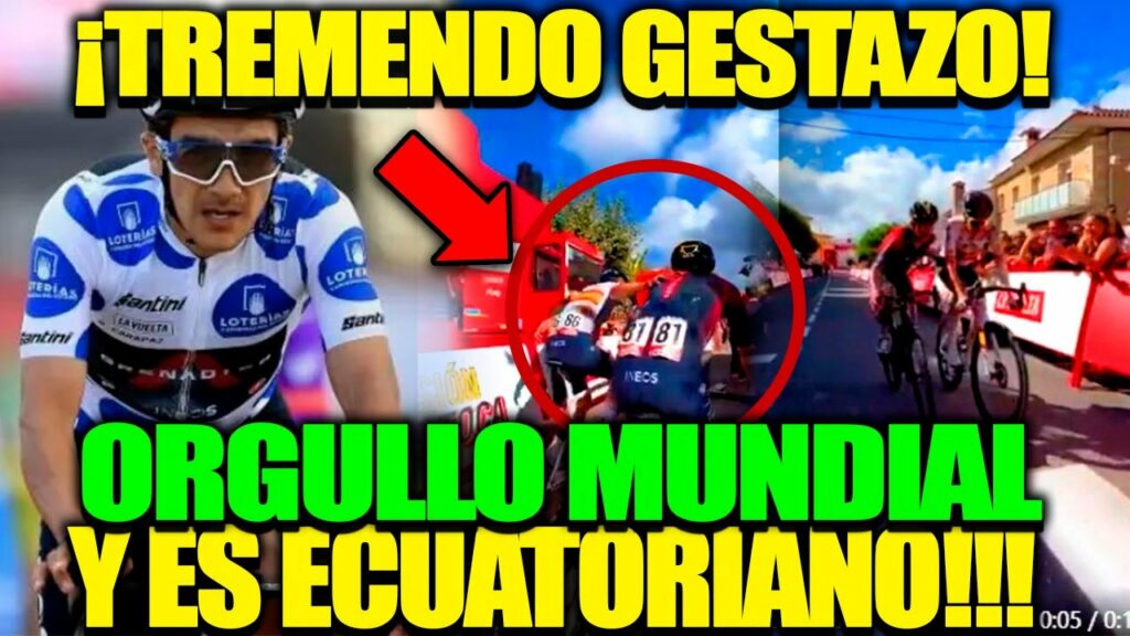TREMENDO GESTAZO! CARAPAZ Y SU GESTO A SU COMPAÑERO QUE SE QUEDO SIN FUERZAS ORGULLO ECUATORIANO