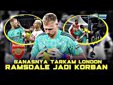 Terekam Momen gila Tarkam London 🤣 Aaron Ramsdale Jadi korban, Fakta Rival Arsenal dan Tottenham