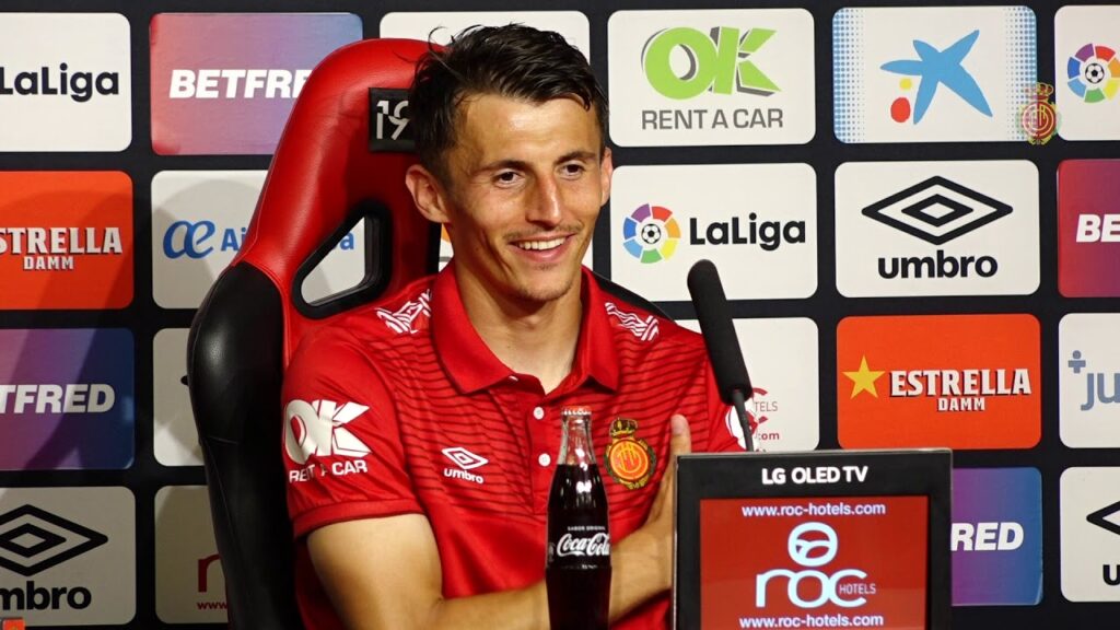 Ante Budimir post RCD Mallorca-RCD Espanyol J8