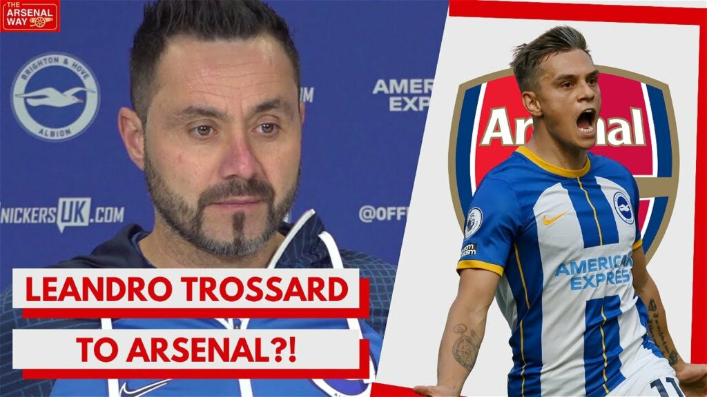 MUDRYK ALTERNATIVE? | Roberto De Zerbi Issues Leandro Trossard Transfer Update Amid Arsenal 'Links'