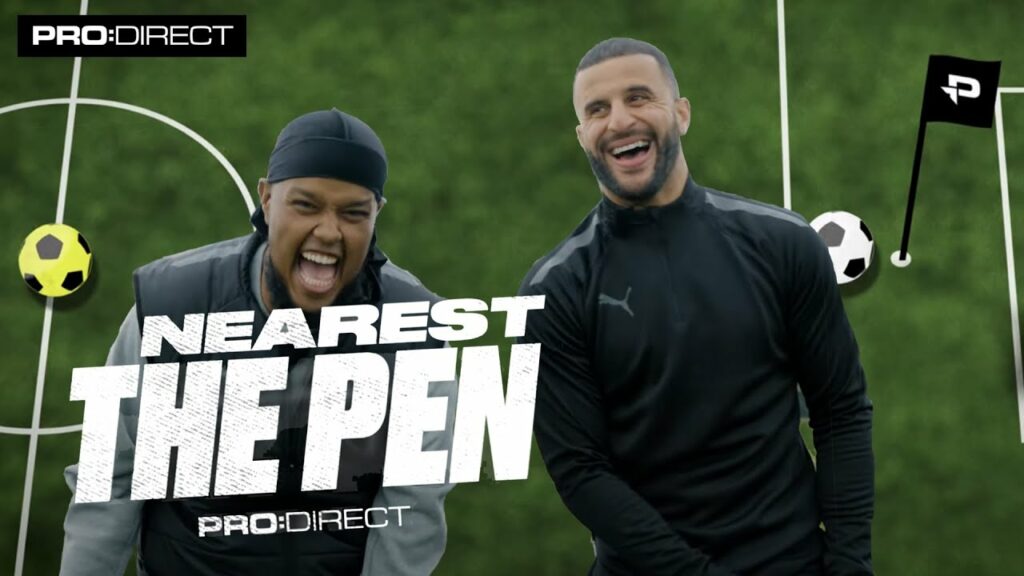 CHUNKZ TOYS WITH WALKER 😂 KYLE WALKER VS CHUNKZ | NEAREST THE PEN - PRO VS PRO DIRECT