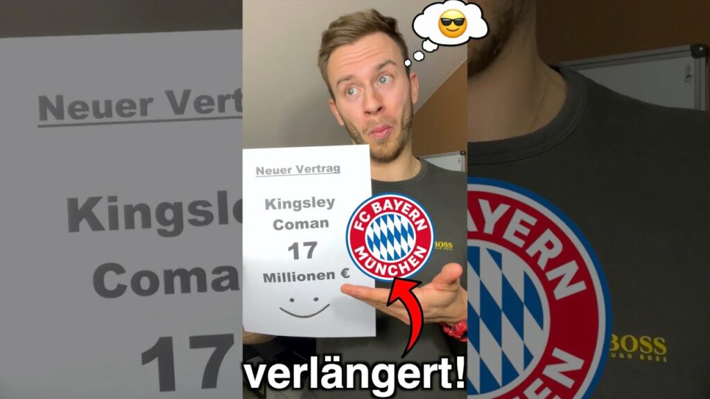 17 Millionen € pro Jahr! 🤑 Kingsley Coman bleibt bis 2027 beim FC Bayern! 👀