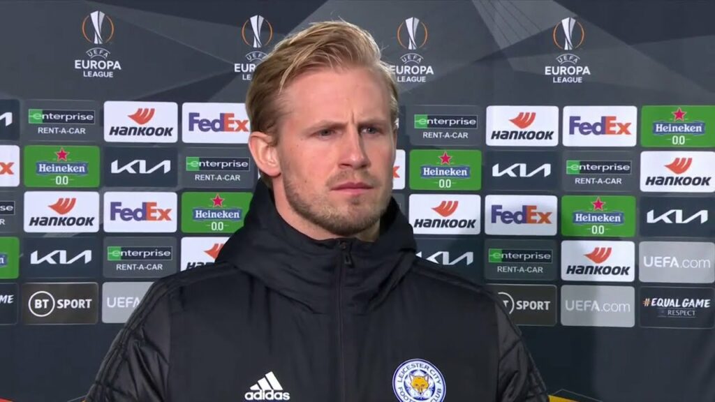 Kasper Schmeichel Reacts To Early Leicester City Exit In Europa League