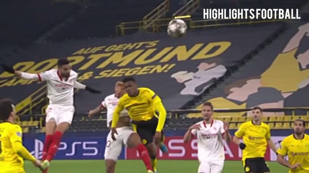 Gol de youssef en-nesyri Vs borussia dortmund 2-2 / borussia dortmund vs sevilla 2021