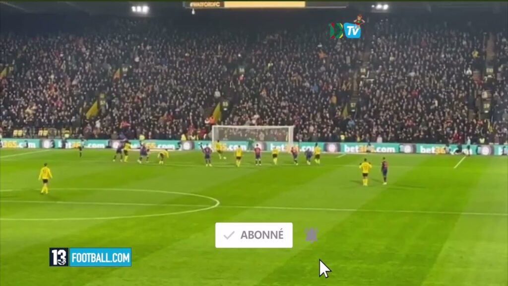 Sur Penalty, Ismaila Sarr marque son 7ème but avec Watford!