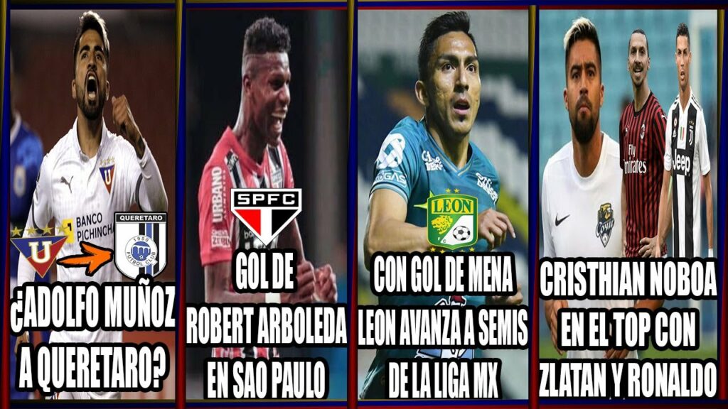 CRISTHIAN NOBOA ZLATAN Y CR7 EN EL TOP! GOL DE ROBERT ARBOLEDA EN BRASIL! ¿ADOLFO MUÑOZ A QUERETARO?