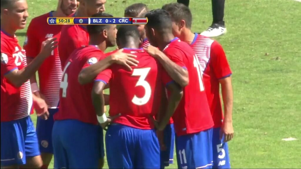 GOAL Costa Rica, Johan VENEGAS No. 11 | #Belize @Fedefutbol_CR #CCA2017