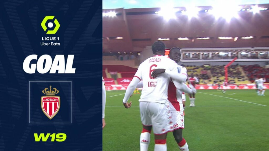 Goal Axel DISASI (2' - ASM) AS MONACO - AC AJACCIO (7-1) 22/23