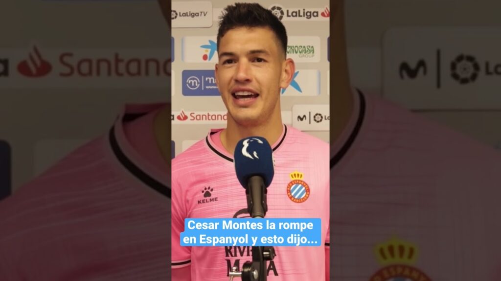 No vas a creer cómo reacciona César Montes a su debut en La Liga española😱 #futbol #cesarmontes