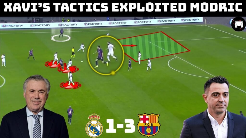 Tactical Analysis : Barcelona 3-1 Real Madrid | How Xavi Dominated  Ancelotti |