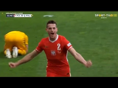 Poland Fans Celebrate After Jakub Kamiński Goal Vs Wales (Nations League) 1st June, 2022 #Poland ⚽⚽
