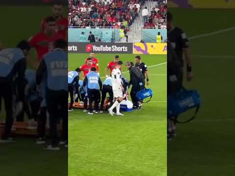 Cristiano Ronaldo Rush help for Saiss Injury | Portugal vs Morocco