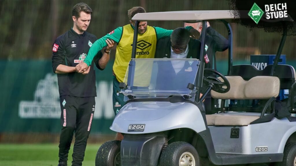 Kreuzbandriss! Niclas Füllkrug bricht nach bösem Crash Training von Werder Bremen ab