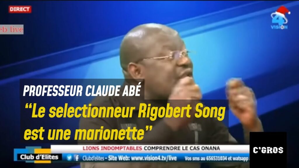 Prof Claude Abé: Rigobert Song est une marionnette sans diplômes