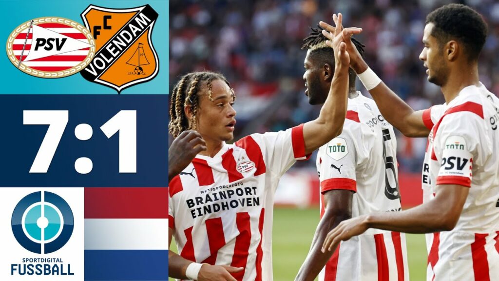 Simons-Tor nach 20 Sekunden - Gakpo-Hattrick bei PSV-Show! | PSV Eindhoven - FC Volendam