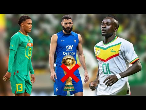 🚨Urgence karim benzema forfait coupe du monde sadio mané forfait  ismail jakobs