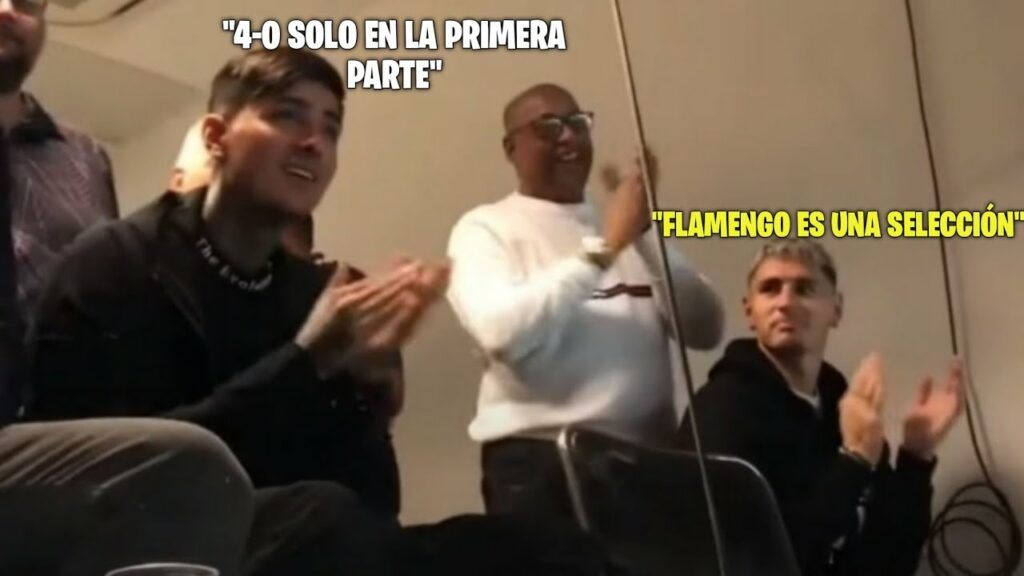 REAÇÕES DE ERICK PULGAR E  GUILLERMO VARELA COM A GOLEADA DO FLAMENGO
