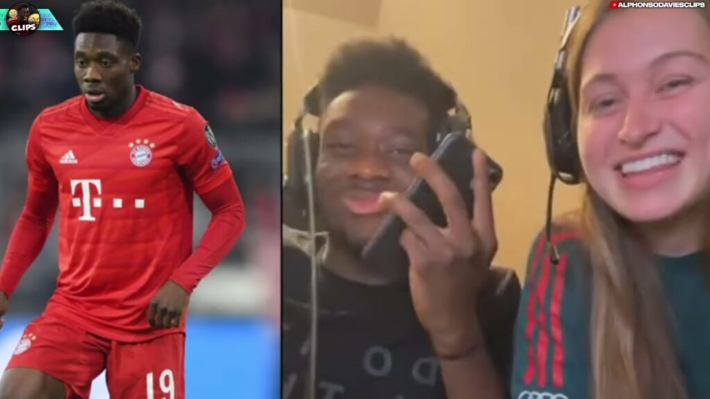 Alphonso Davies pranks his old manager on Instagram LIVE.. 😆