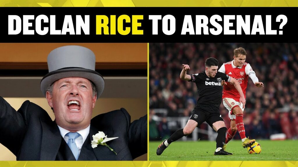 RICE TO ARSENAL? 😮 Piers Morgan has his say on a potential Arsenal move for West Ham's Declan Rice 🔥