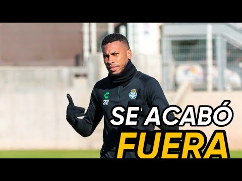 Ayrton Preciado fuera de Santos