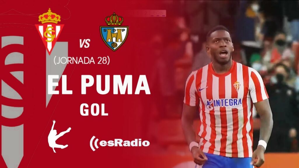 JOSÉ LUIS RODRÍGUEZ  [1-2] - Jª28 REAL SPORTING vs PONFERRADINA (ESRADIO ASTURIAS)