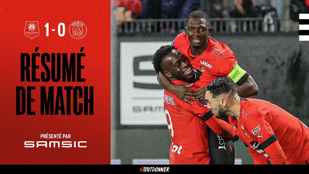 J19 | Stade Rennais F.C. / PSG : le résumé de la rencontre (1-0)