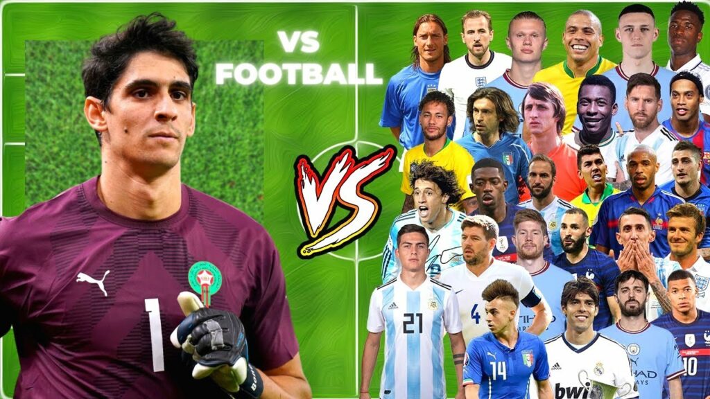 Yassine Bounou vs Football Legends (Morocco vs Football)
