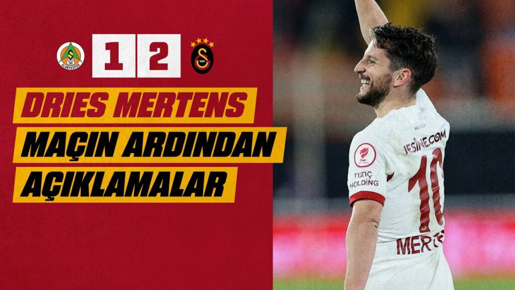 📺 Dries Mertens'in maç sonunda yaptığı açıklamalar #ALNvGS