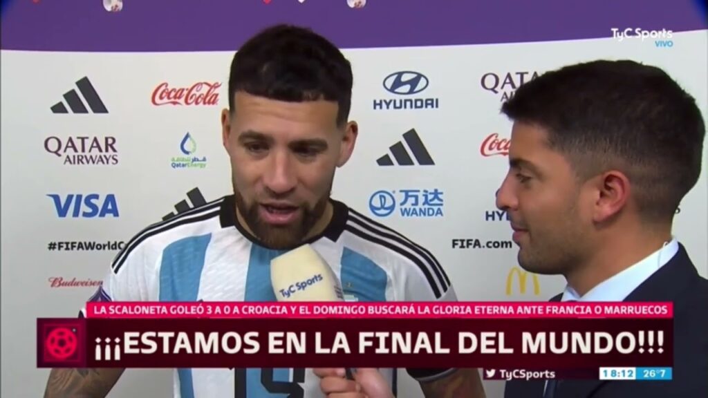 Nicolás #Otamendi: "NOS QUEDA UN PASITO"