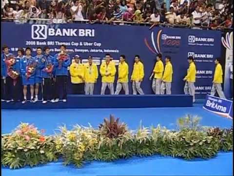 2008 Badminton Thomas Cup Finals Award Presentation Ceremony