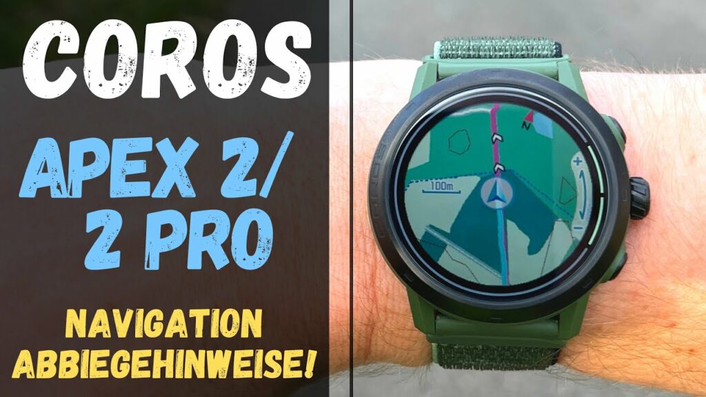 Coros Apex 2 / 2 Pro Navigation mit Abbiegehinweise im Test