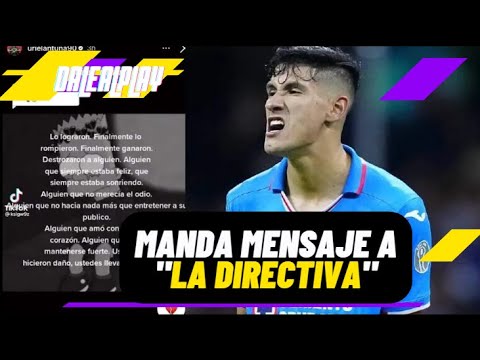 Mensaje de Uriel Antuna a Cruz azul tras no ir a Europa
