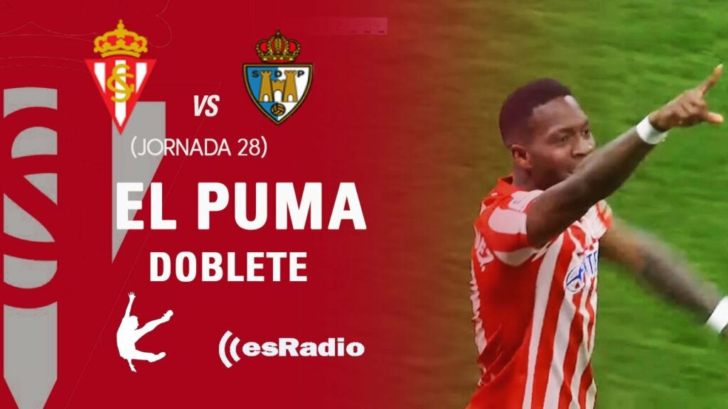 JOSÉ LUIS RODRÍGUEZ [2-2] - Jª28 REAL SPORTING vs PONFERRADINA (ESRADIO ASTURIAS)