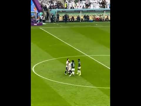 #شاهد البليهي لاعب #المنتخب_السعودي  مع#ليونيل_ميسي  بعد الهدف الثاني#كأس_العالم_قطر_2022