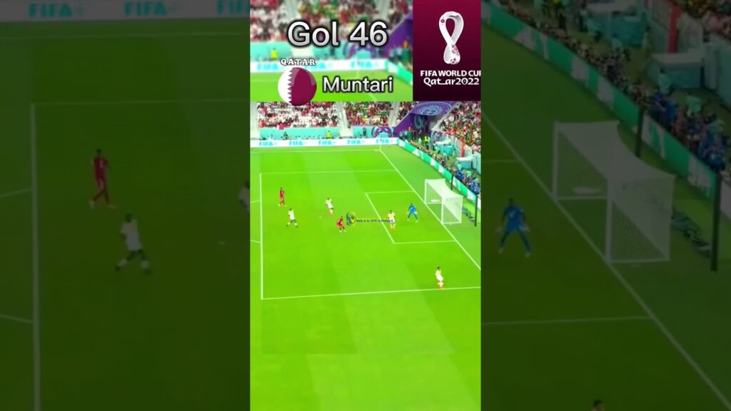 the Qatar national team's lone goal scorer MUNTARI #shorts #worldcup2022 #football