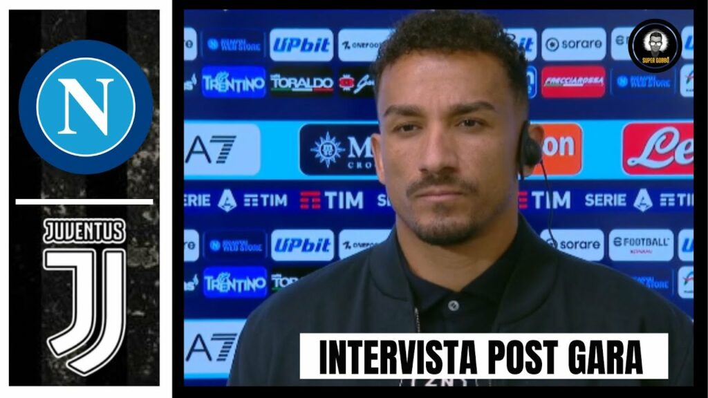 NAPOLI – JUVENTUS 5-1 | Intervista Danilo post gara. NAPOLI - JUVENTUS 5-1 | Intervista Danilo post gara.