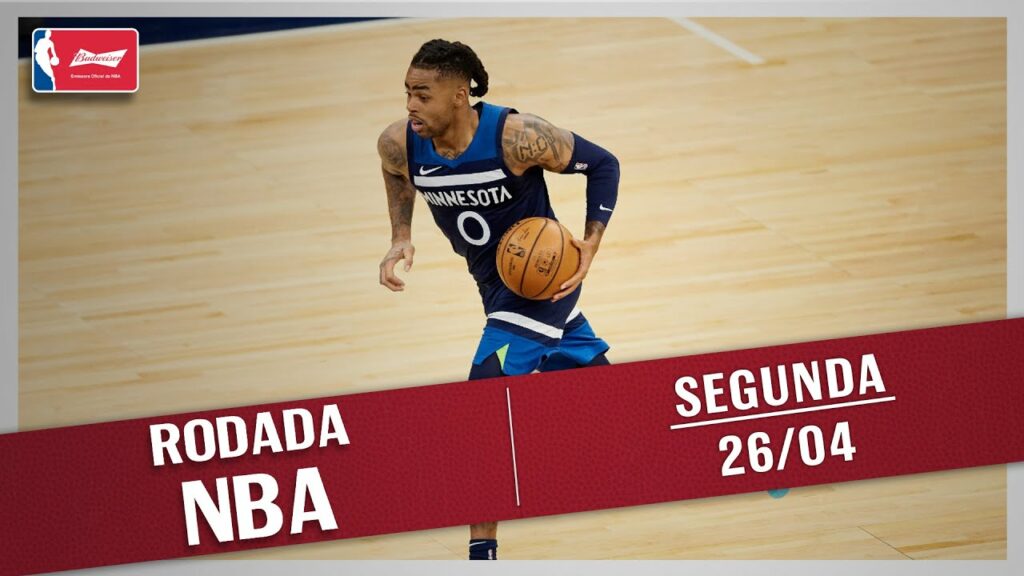 RODADA NBA 26/04 - D'ANGELO RUSSELL NA CESTA DA VITÓRIA, LAKERS VENCENDO, TOP 10 E MUITO MAIS!