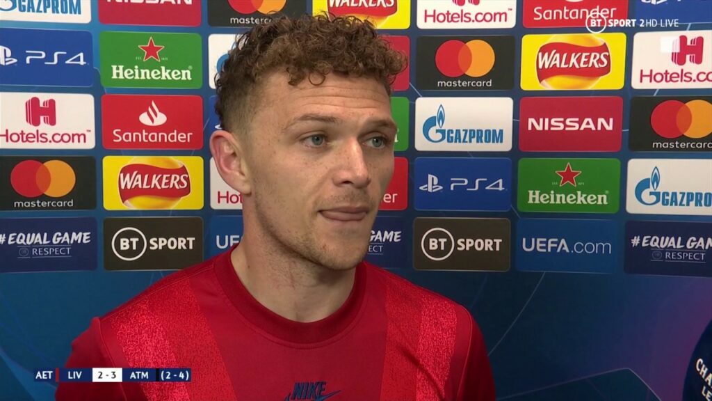 "Simeone sides never give up!" Kieran Tripper reacts to Atletico's big win at Anfield