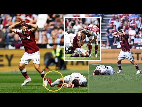 😰Nikola Vlasic Breaks Down In Tears After Seeing Ashley Westwood's Broken Leg Injury