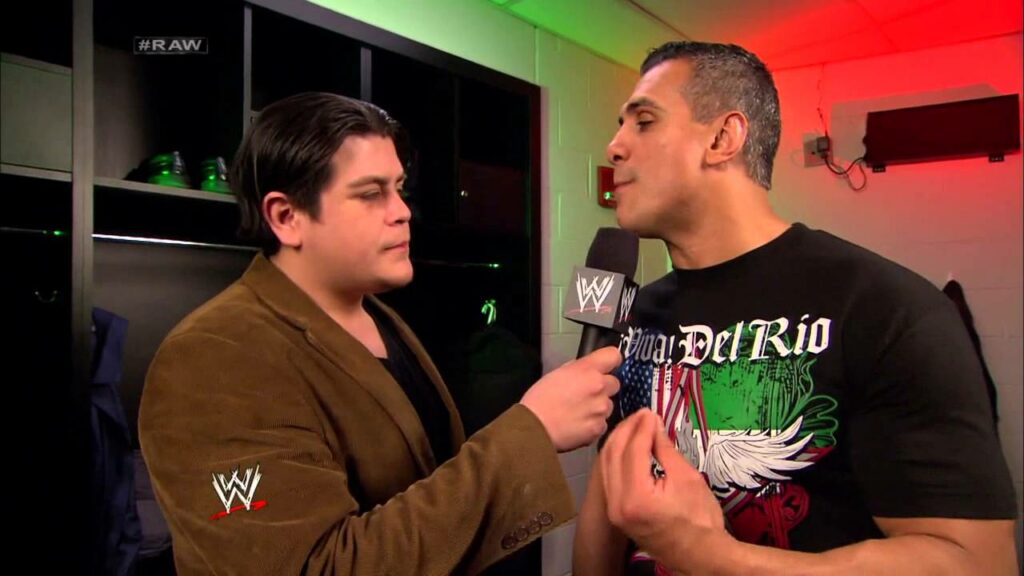 Ricardo Rodriguez interviews Alberto Del Rio about WrestleMania 30