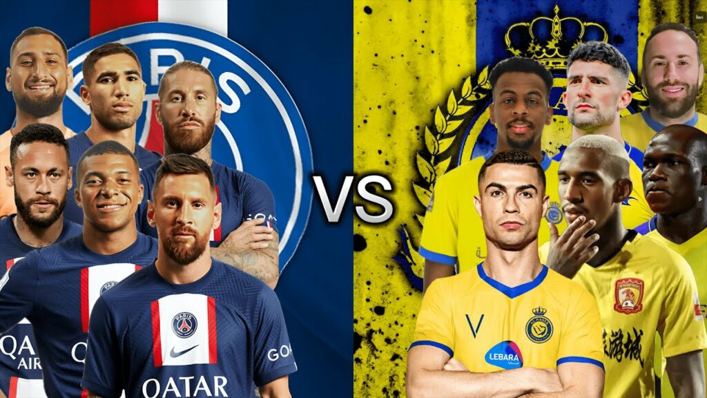2023 PSG 🆚 2023 AL NASSR 🔥 (11🆚11) Messi - Neymar - Mbappe | Ronaldo - Talisca - Aboubakar 🔥
