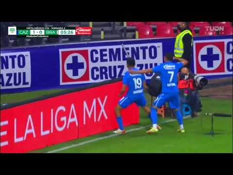 Gol de Carlos Rodríguez | Cruz Azul 1 - 0 Juárez | Liga BBVA MX - Grita México C22  - Jornada 2